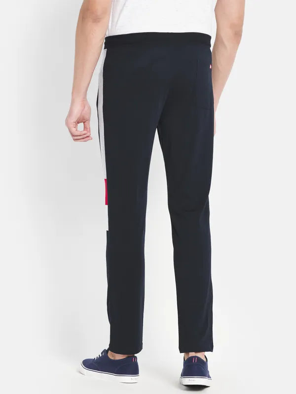 Men Navy Trackpants