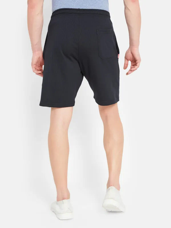 Octave Men Mid Rise Cotton Sports Shorts