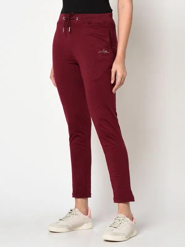 Women Wine Trackpants