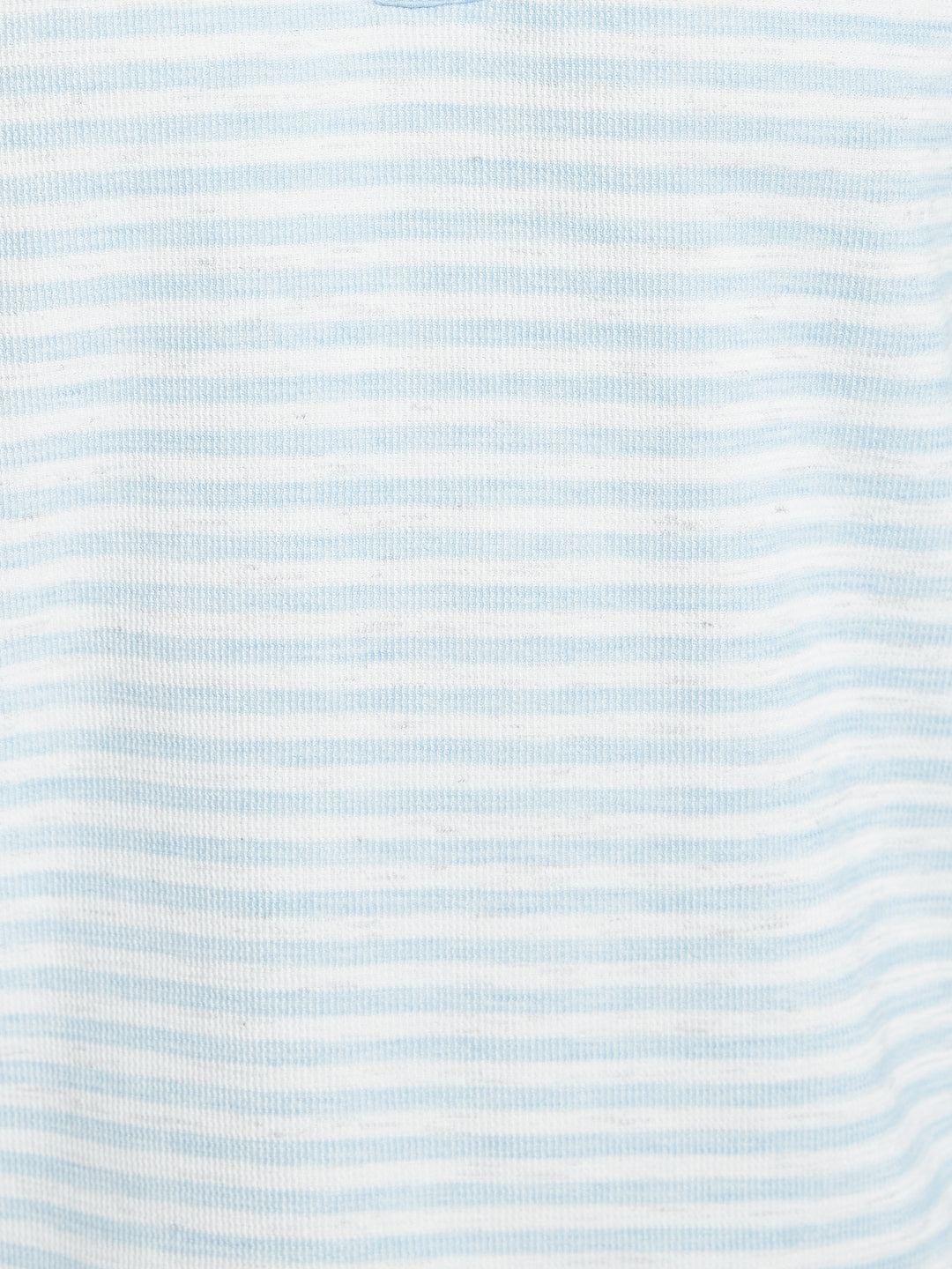 METTLE Men Striped Mandarin Collar Pockets T-shirt