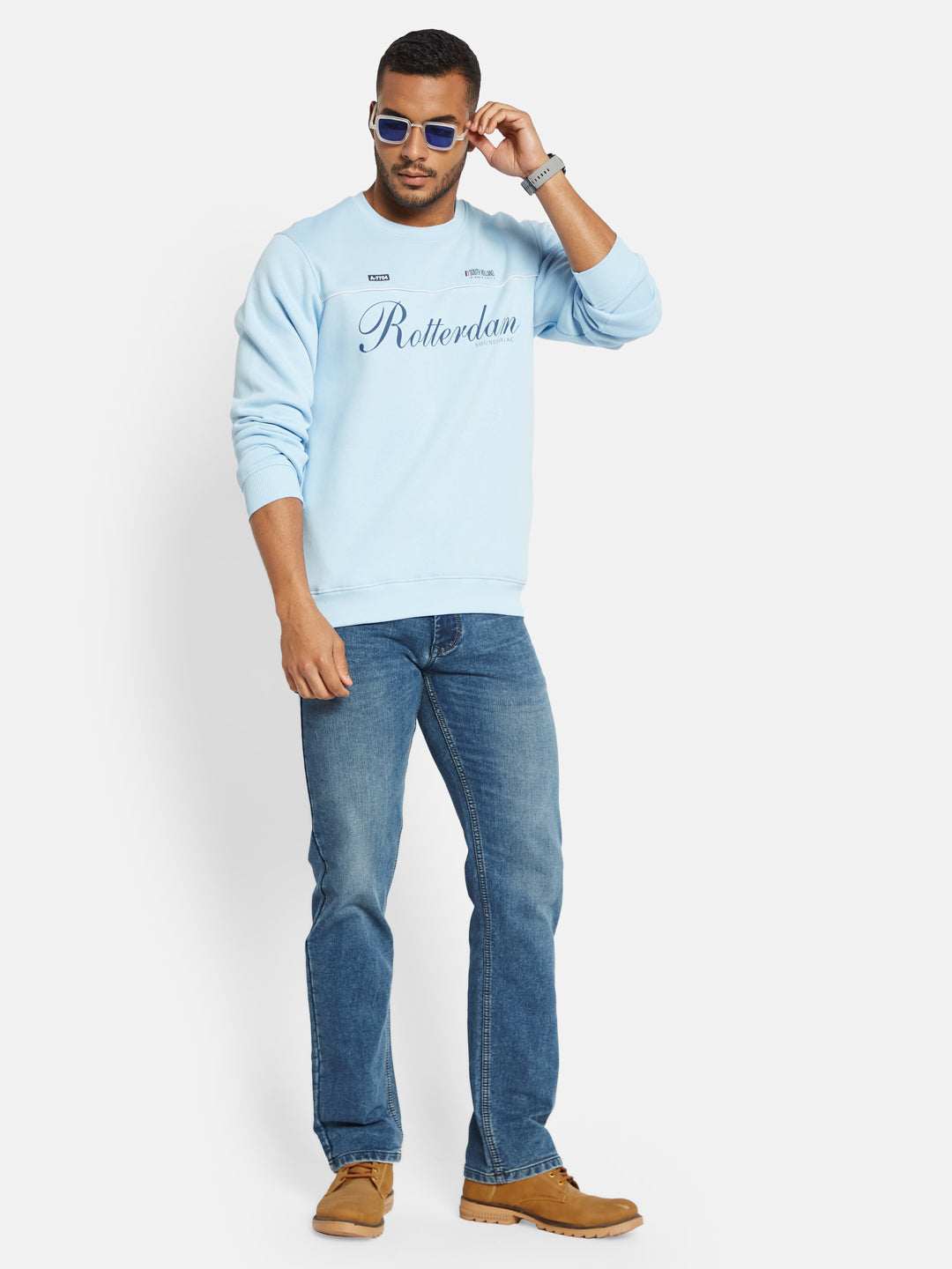 Octave Men Printed Sweatshirt