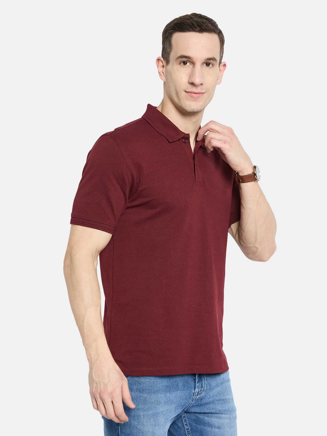 Octave Men Polo Collar T-shirt