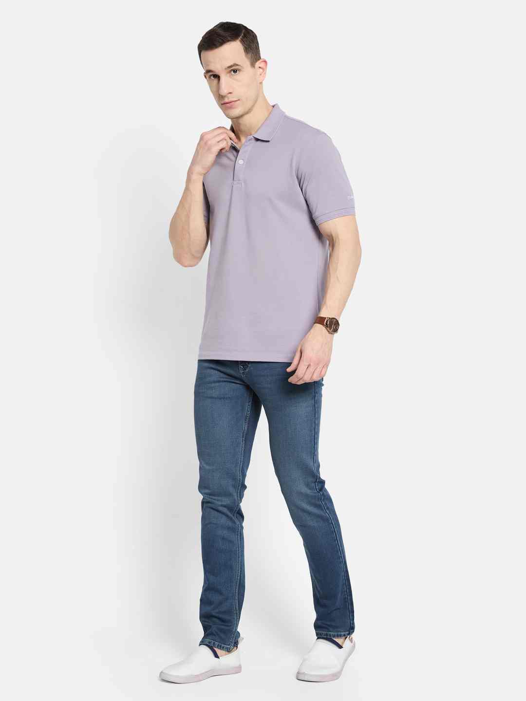 Octave Men Polo Collar T-shirt