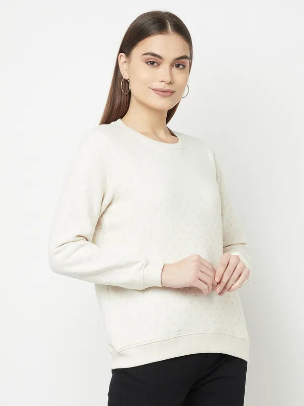 Women Natural Melange Sweatshirts