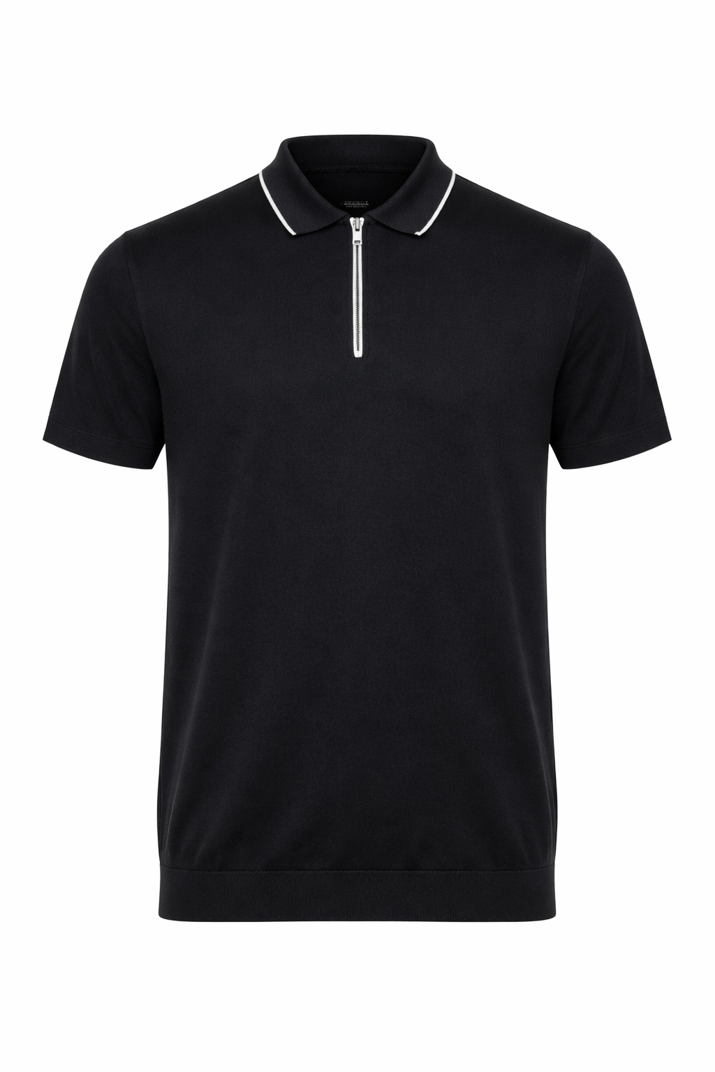 Men Black Solid T-Shirt