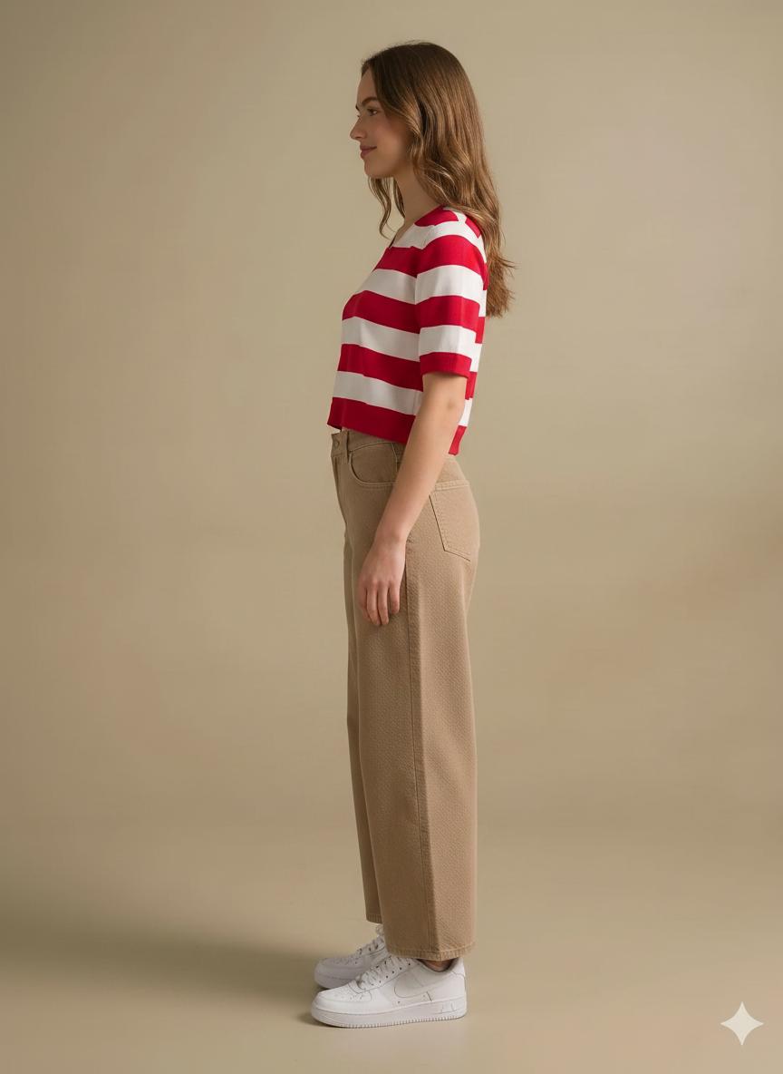 Women Pink Colour Blocked T-Shirt