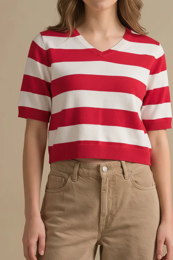 Women Pink Colour Blocked T-Shirt