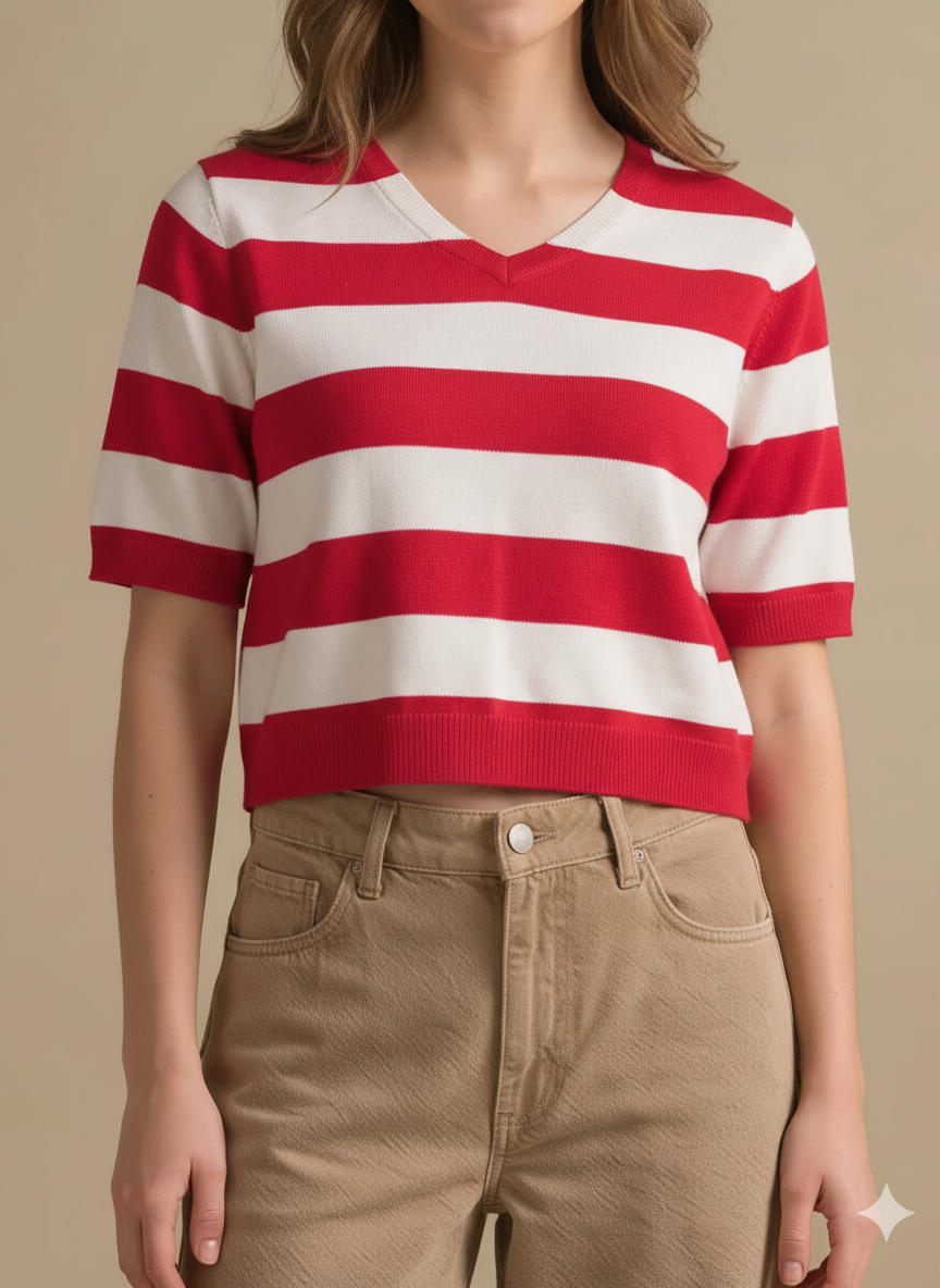 Women Pink Colour Blocked T-Shirt