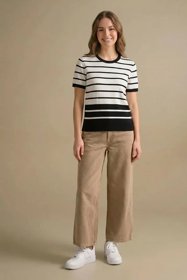 Women Striped T-shirt