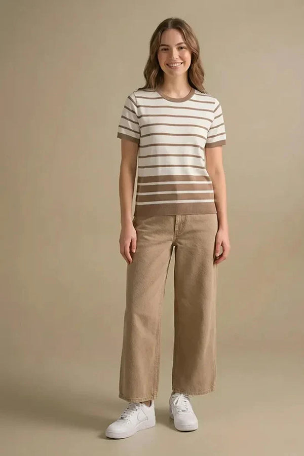 Women Striped T-shirt