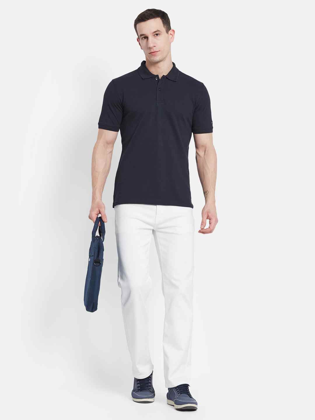 Octave Men Polo Collar T-shirt