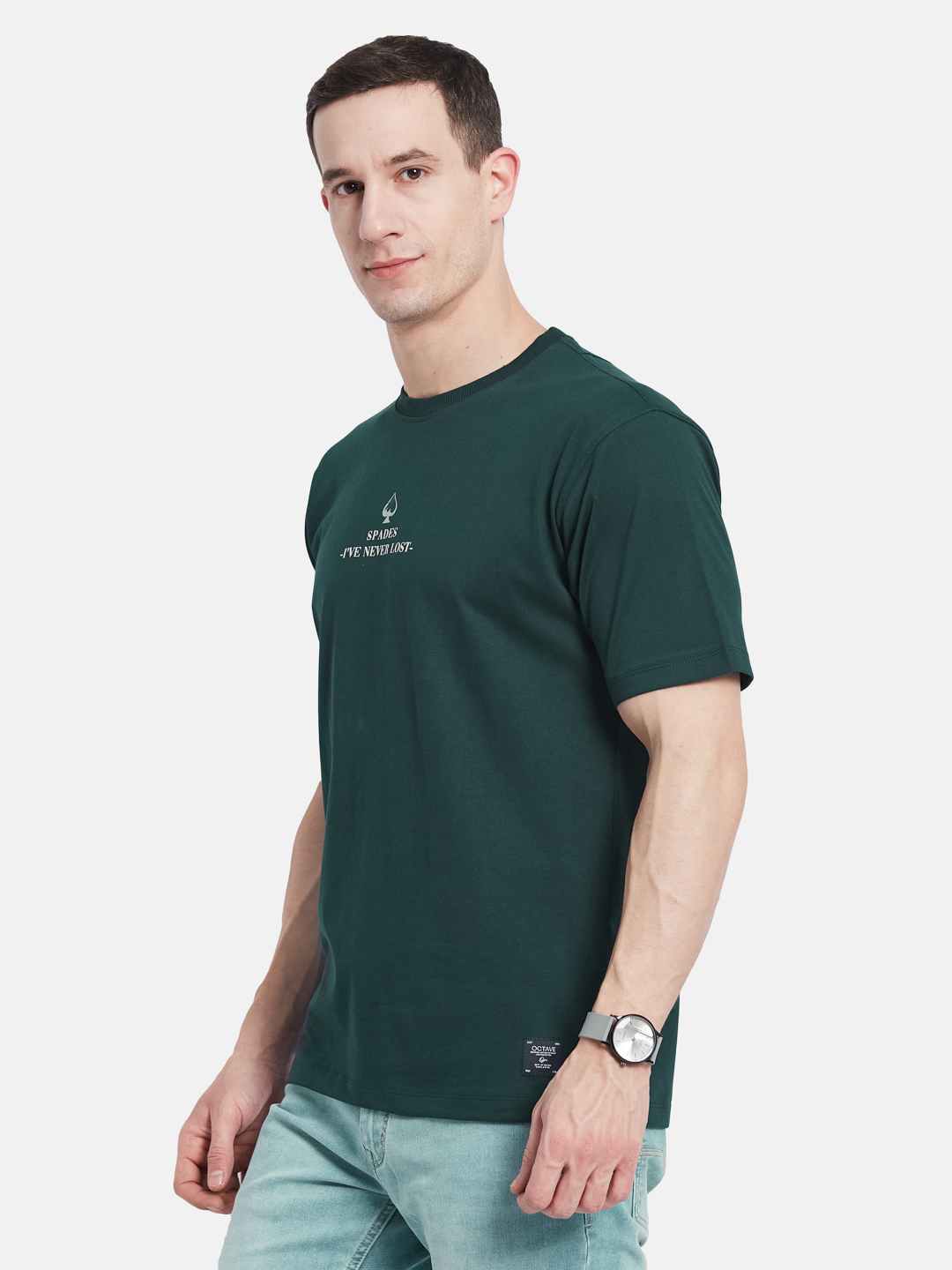 Octave Men Printed T-shirt