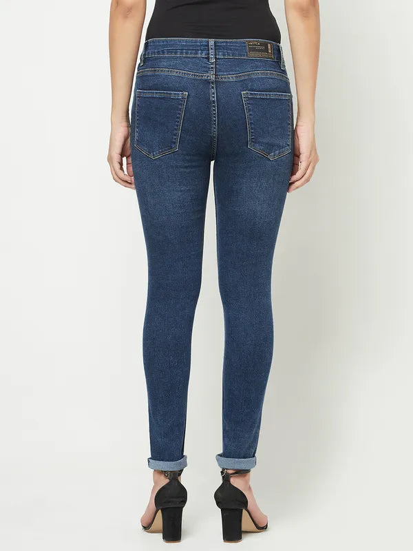 Women Medium Blue Jeans