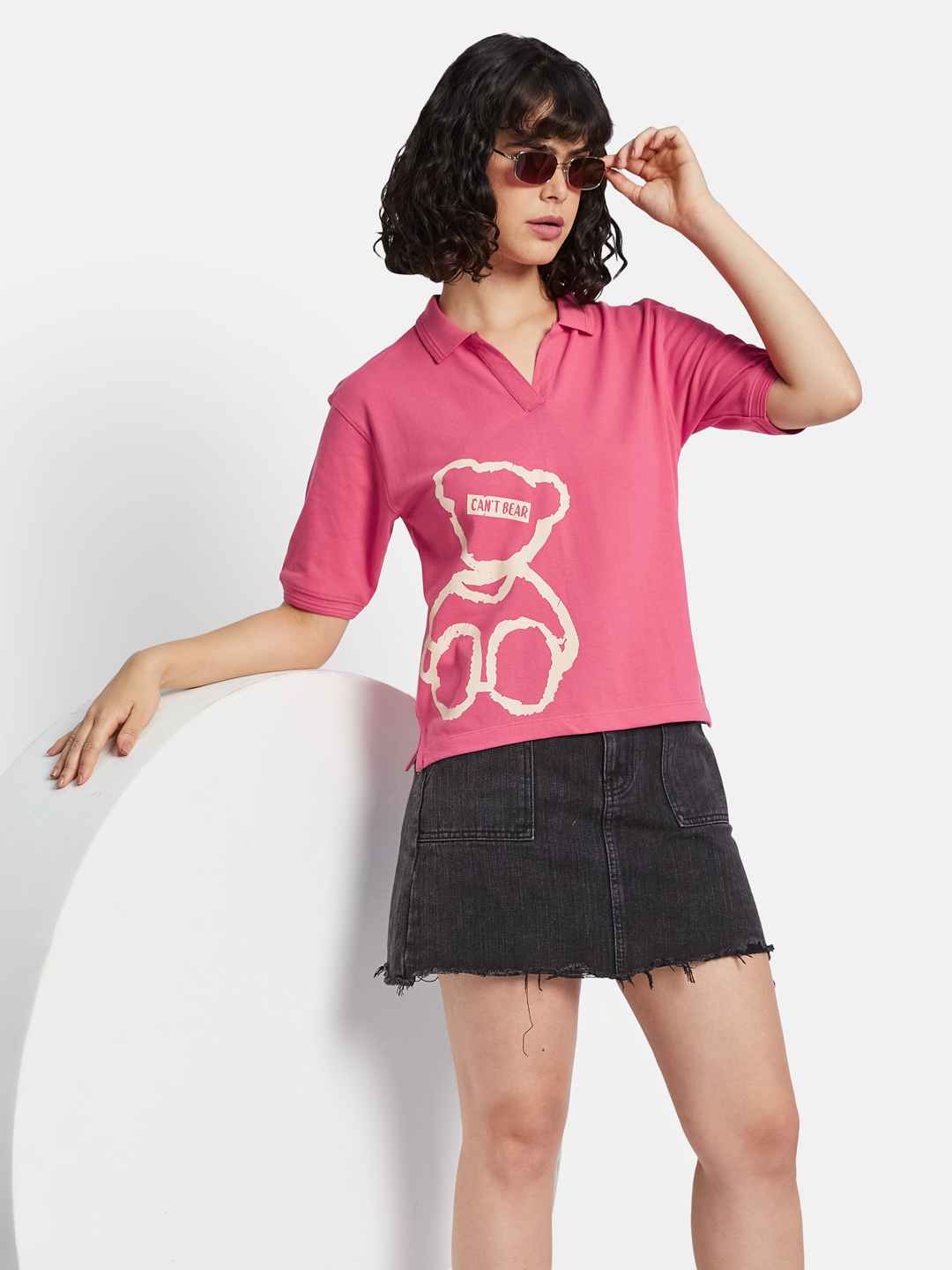 METTLE Women Printed T-shirt
