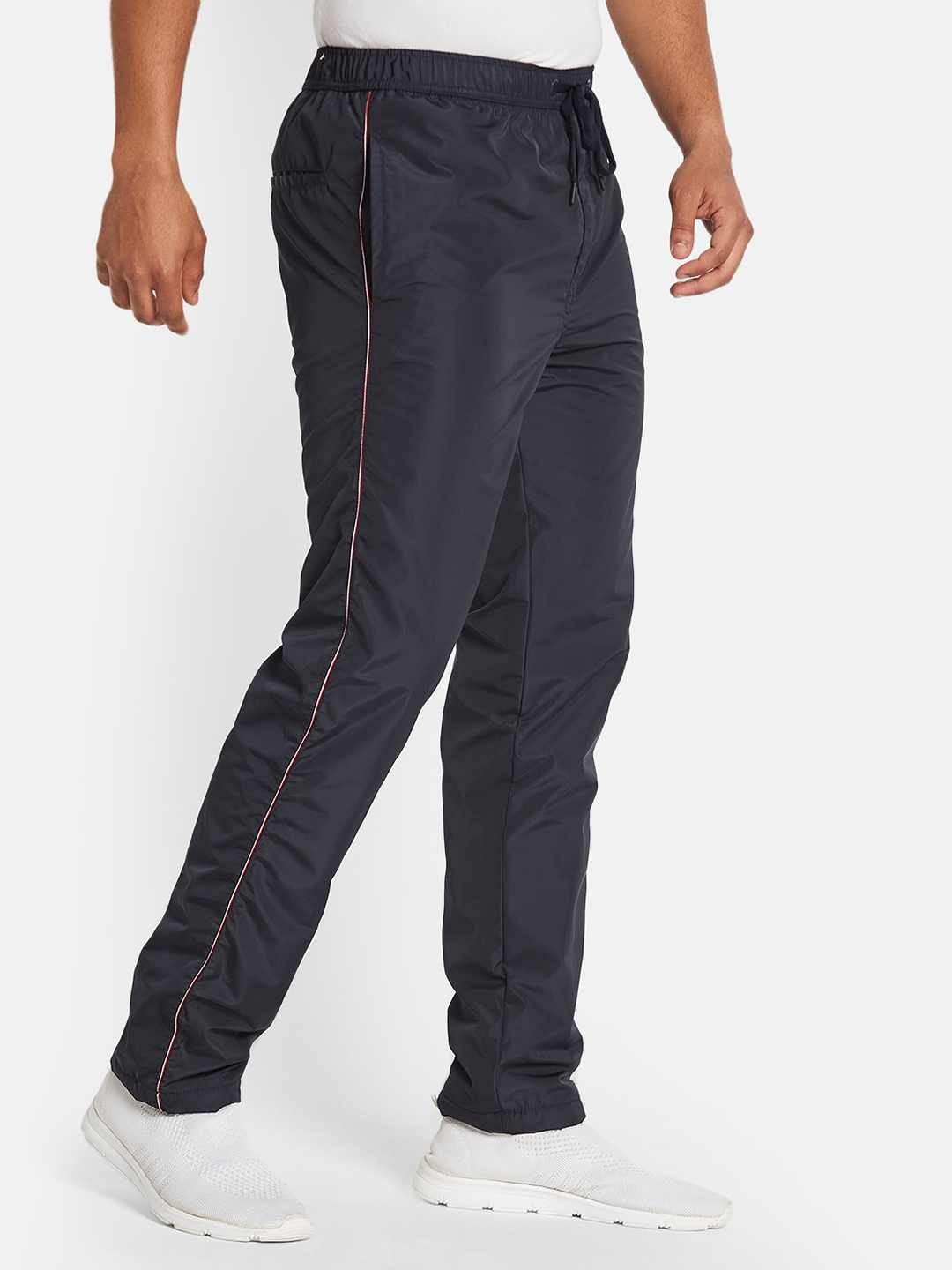 Octave Men Regular Fit Mid Rise Cotton Track Pants