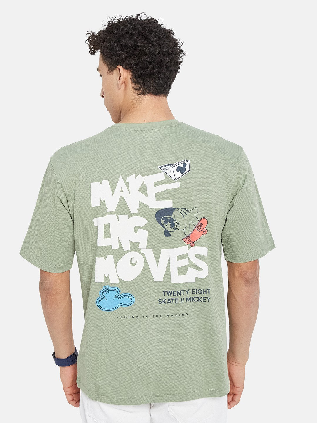 Octave Men Graphic Mickey Mouse T-shirt