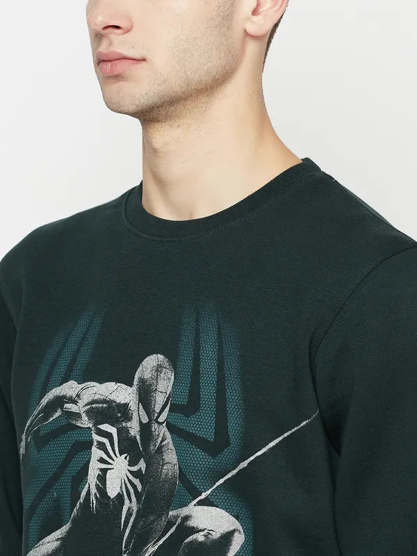 Men Mountain Green Sweatshirts