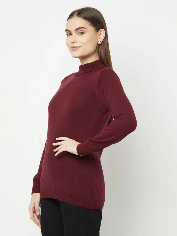 Women Wine Sweaters