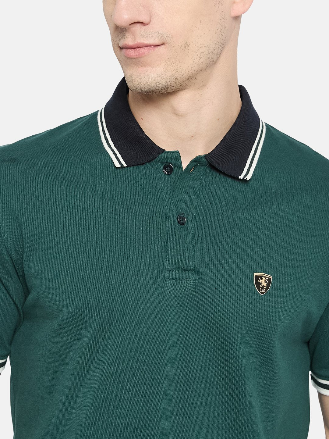 Octave Men Polo Collar T-shirt