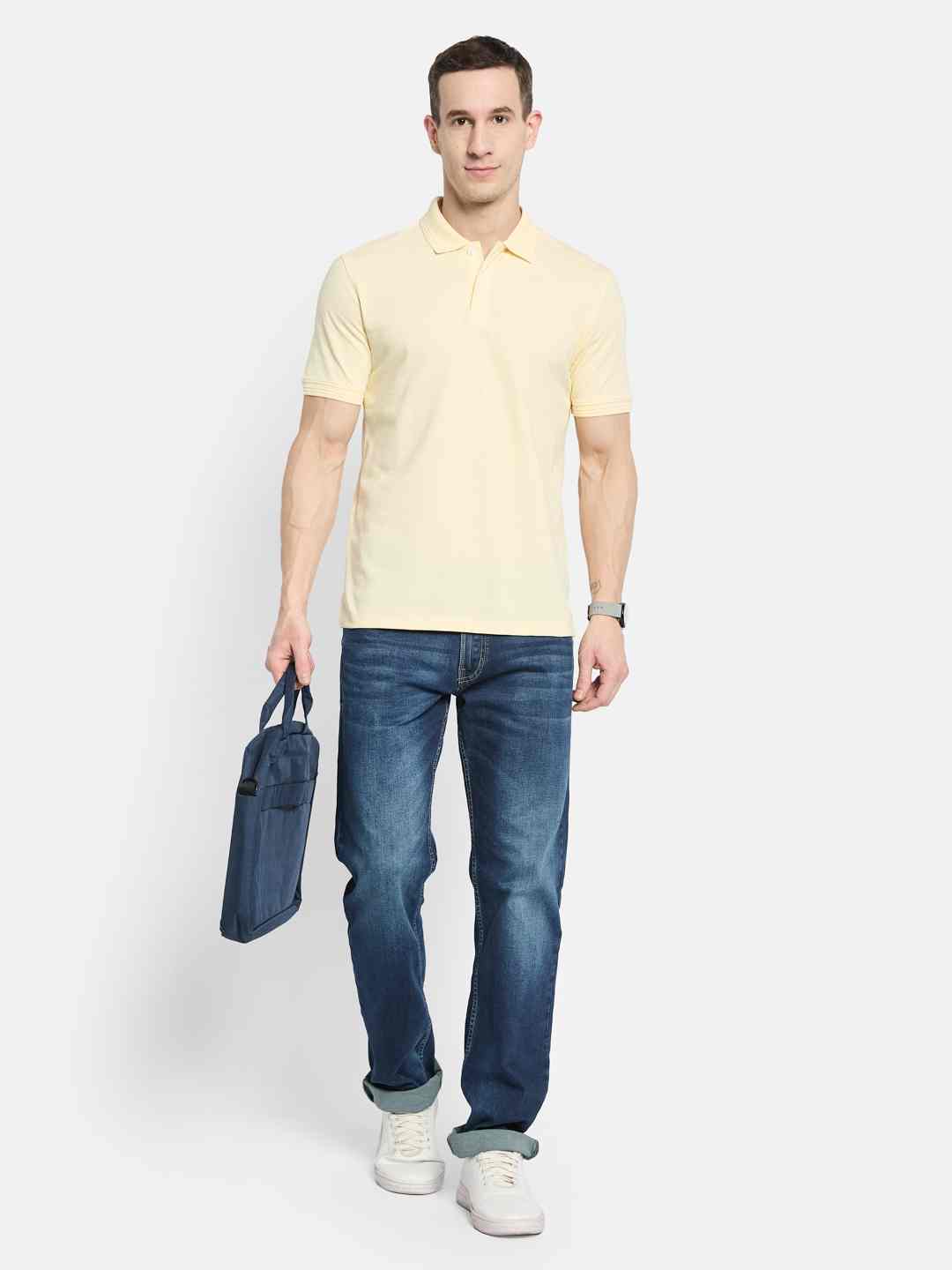 Octave Men Polo Collar T-shirt