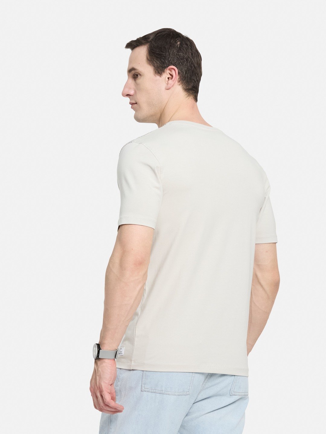 BODY CHECK PRINT  SINGLE JERSEY KNITLYCRA T-SHIRT