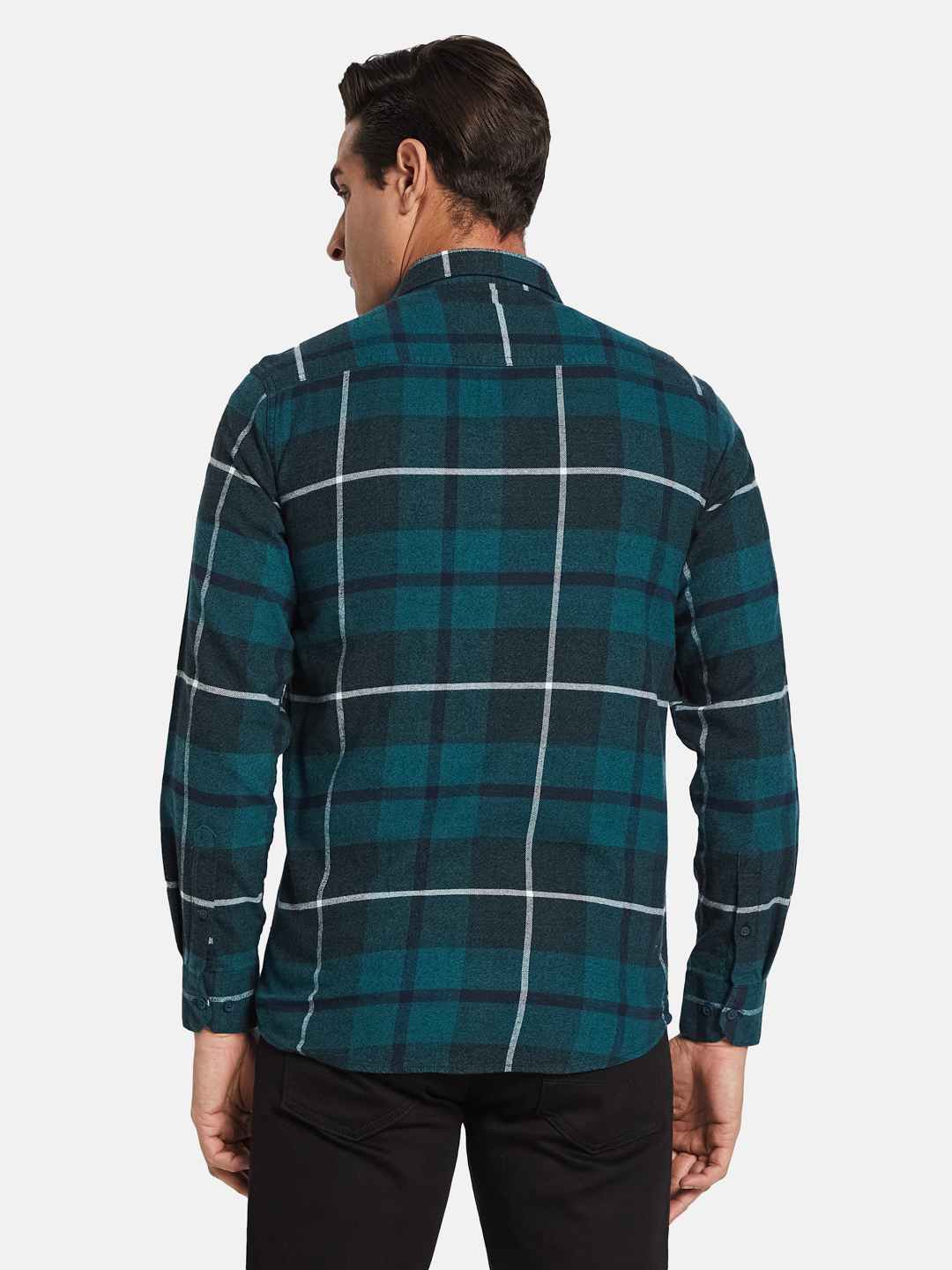 METTLE Men Opaque Colourblocked Casual Shirt