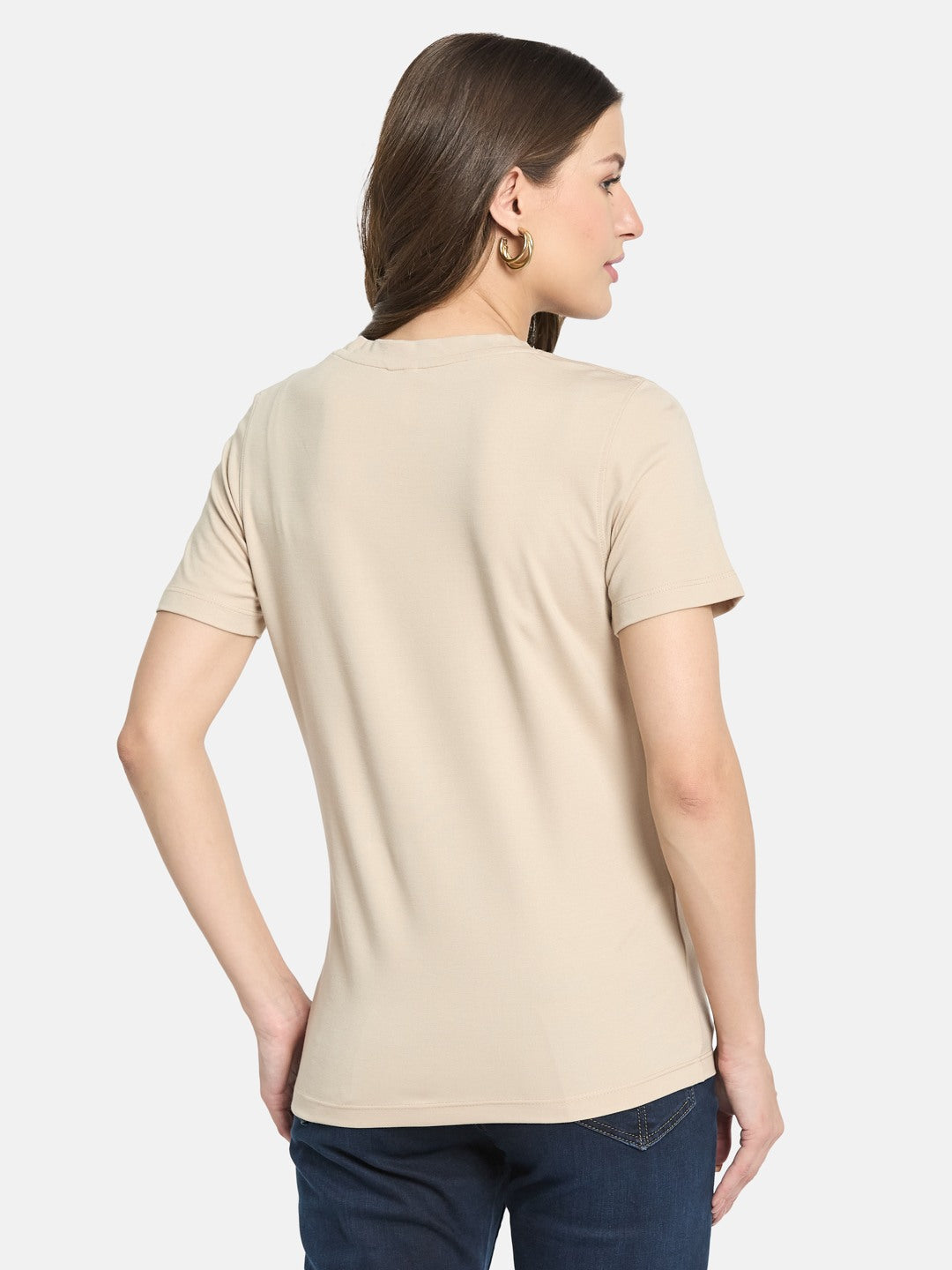 METTLE Women Floral Printed T-shirt