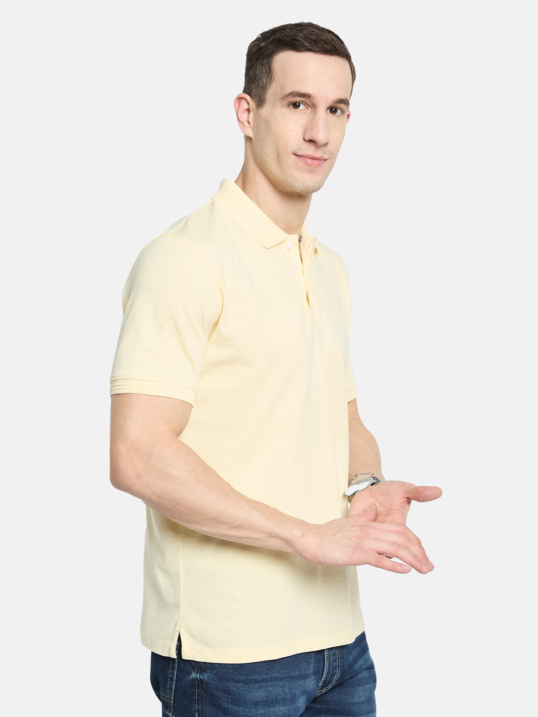 Octave Men Polo Collar T-shirt