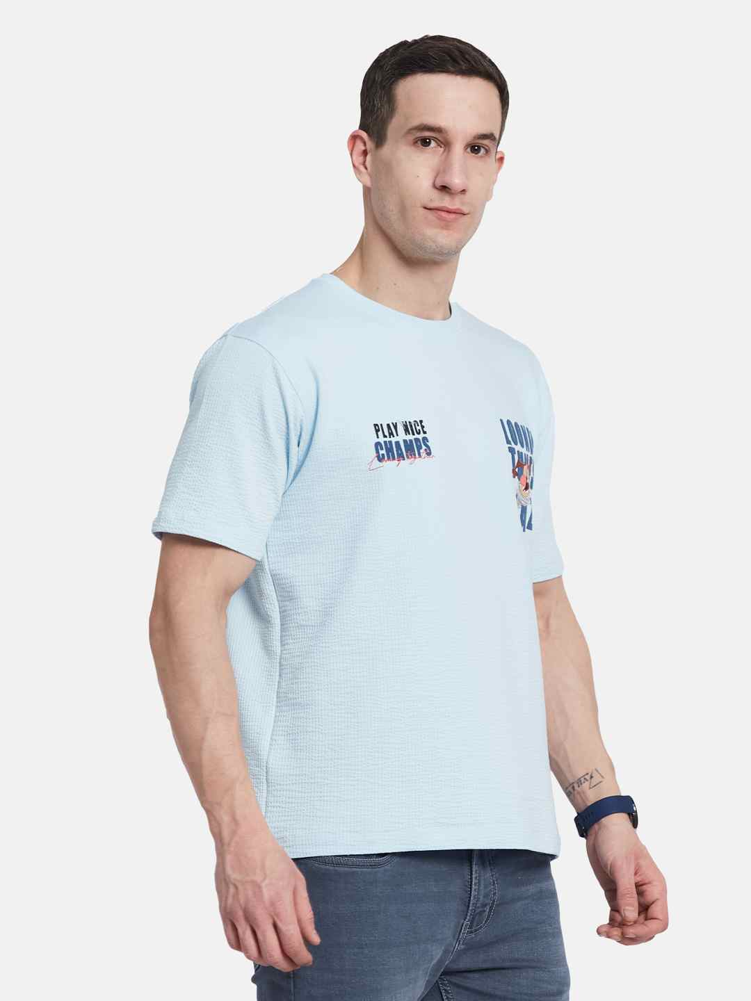 Octave Men Printed T-shirt