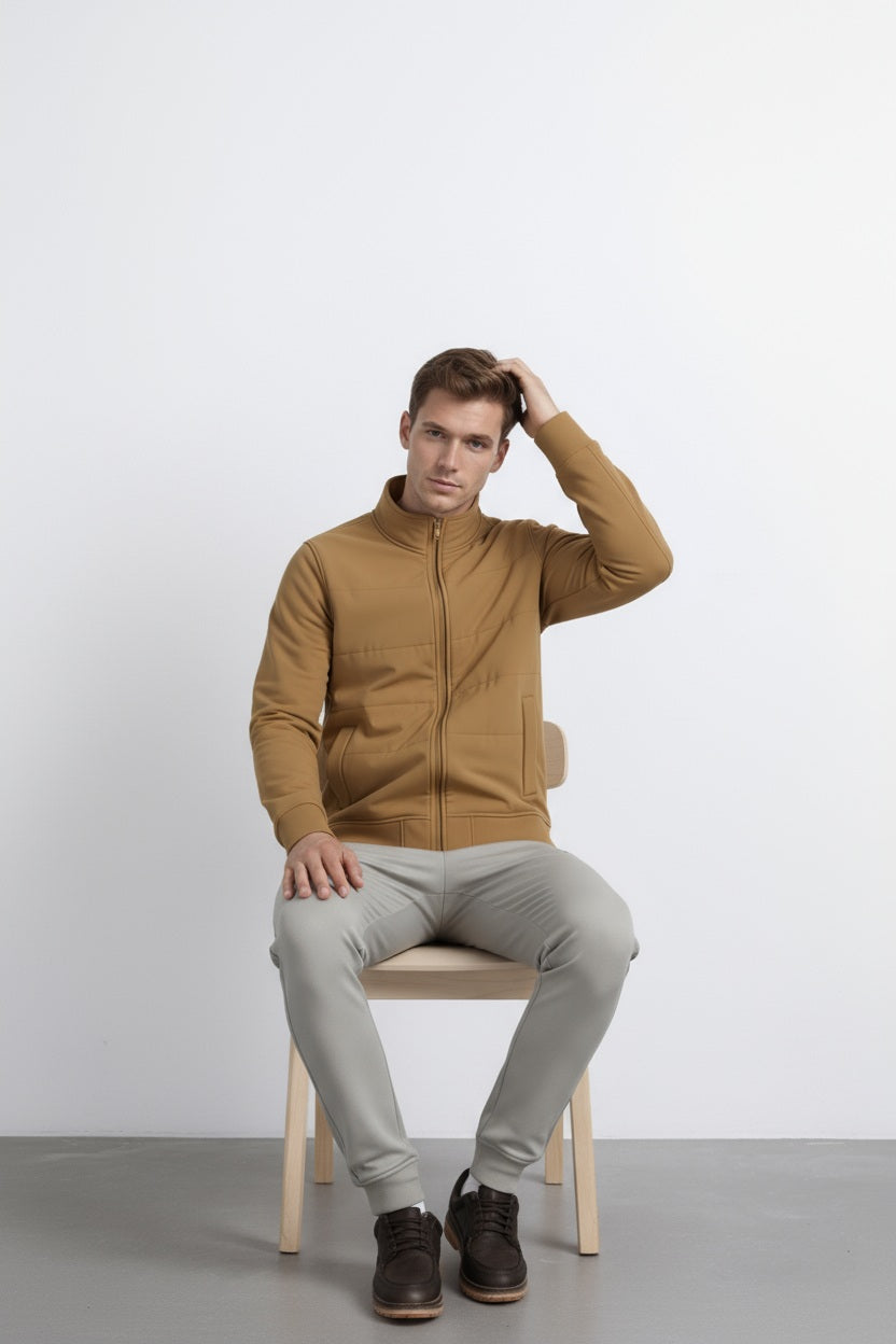 Men Colourblocked Sweatshirt
