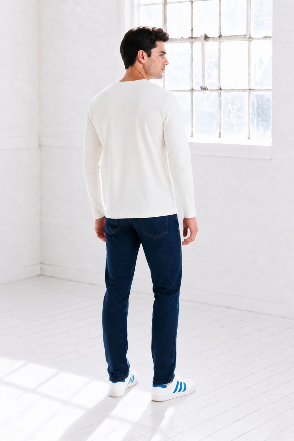 Men’s Off-White Knit Interlock Full Sleeve Pre-Winter Sweatshirts