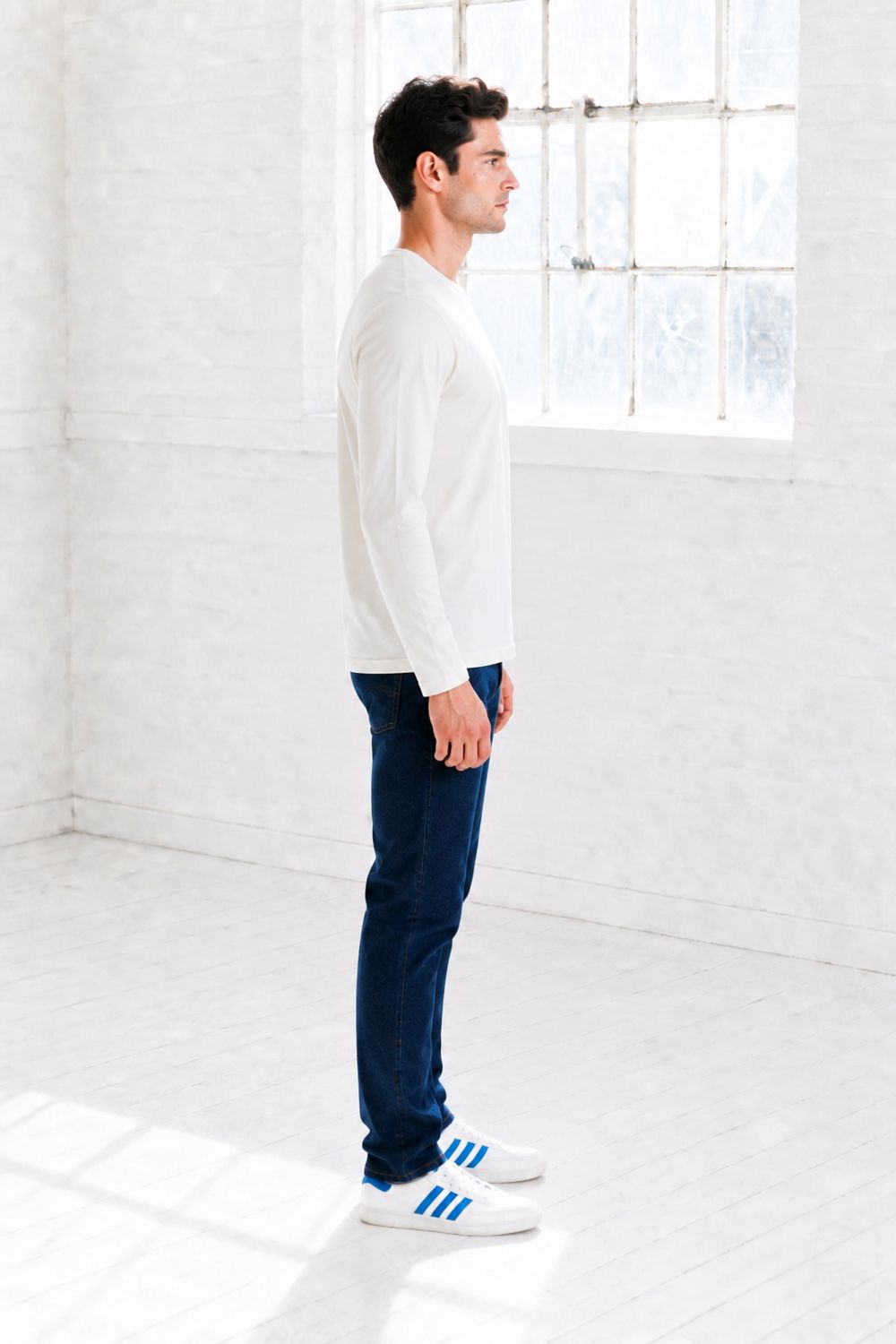 Men’s Off-White Knit Interlock Full Sleeve Pre-Winter Sweatshirts