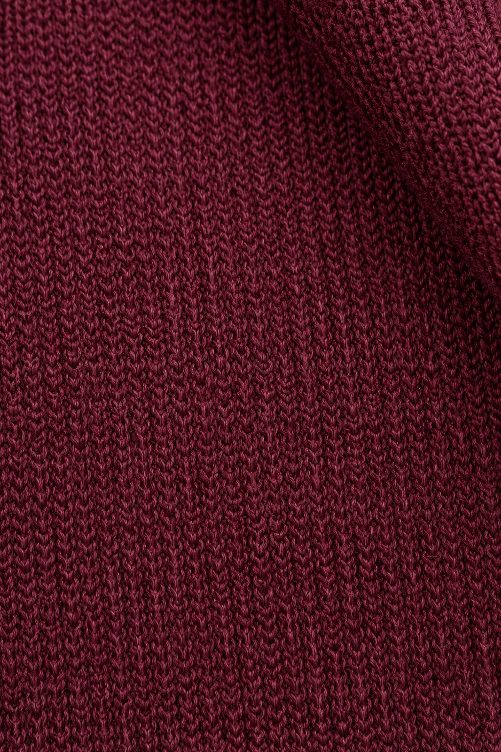 Men’s Merlot Flat Back Rib Knit Full Sleeve Pre-Winter Sweatshirts