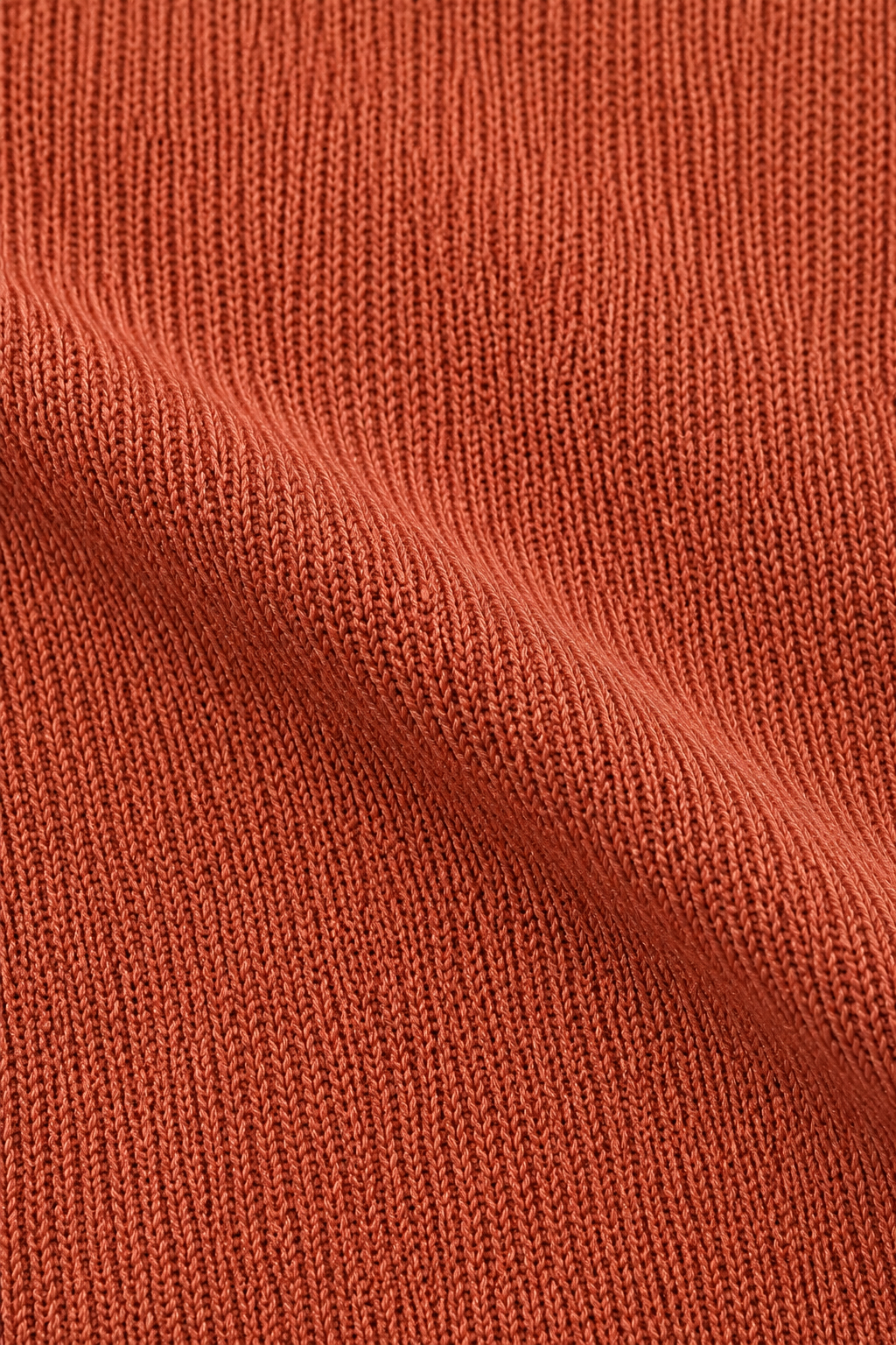 Men’s Rust Flat Back Rib Knit Full Sleeve Pre-Winter Sweatshirts