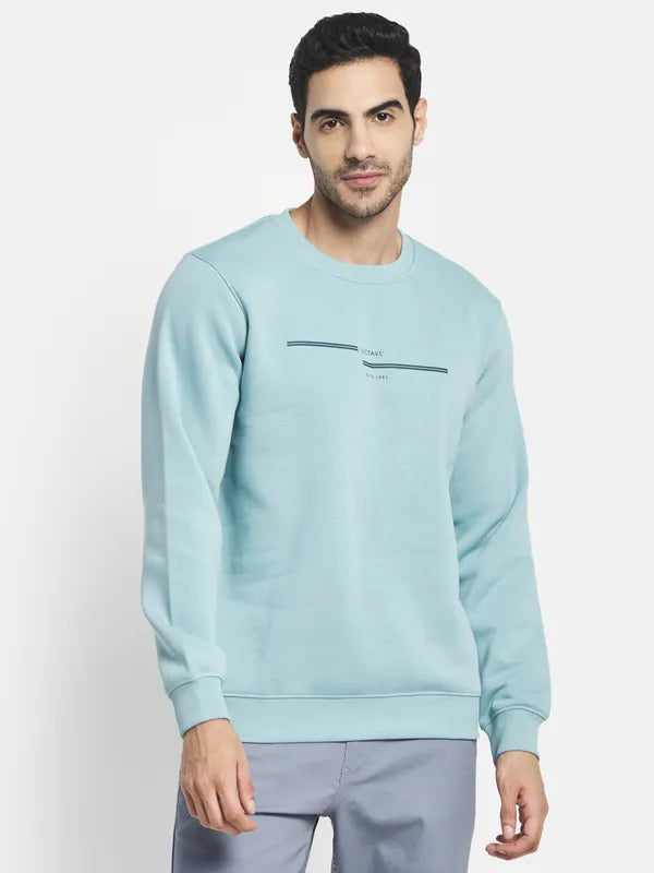 Men Blue Sweatshirt