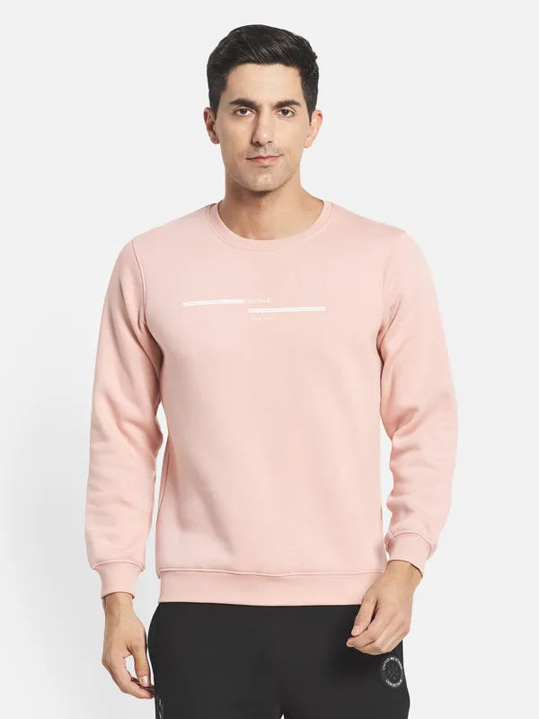 Men Pink Sweatshirt