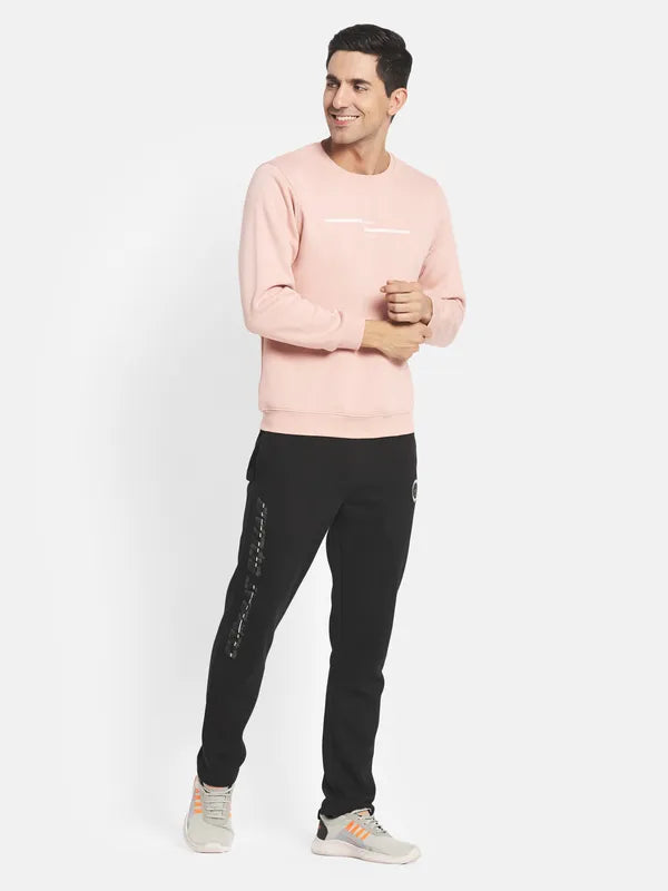 Men Pink Sweatshirt