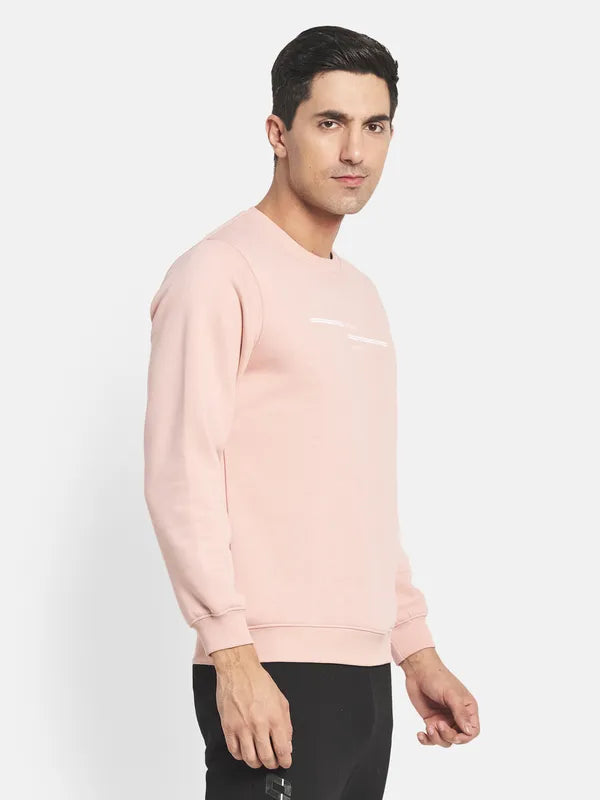 Men Pink Sweatshirt