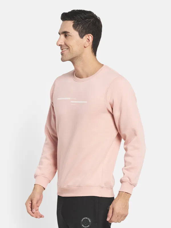 Men Pink Sweatshirt