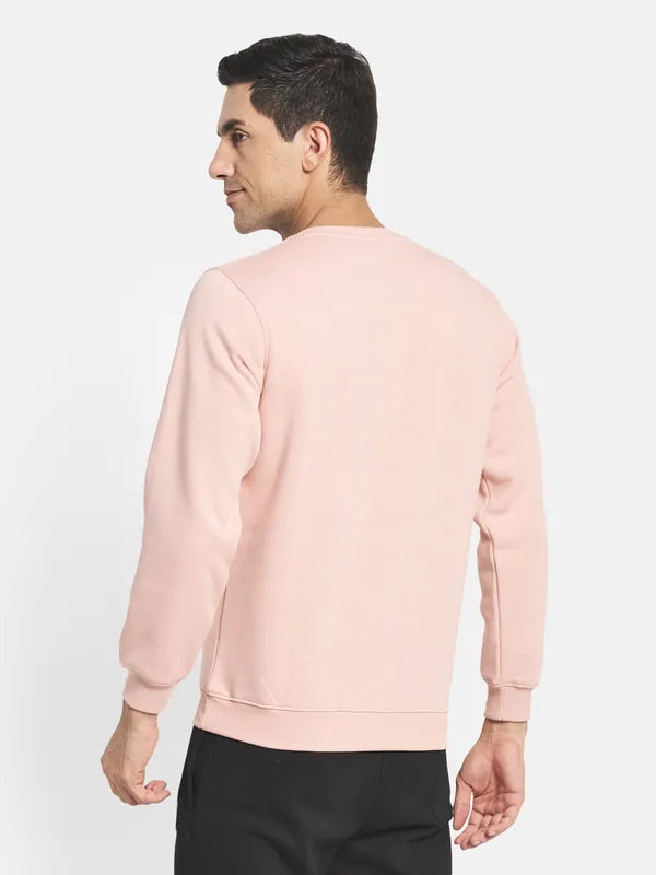 Men Pink Sweatshirt