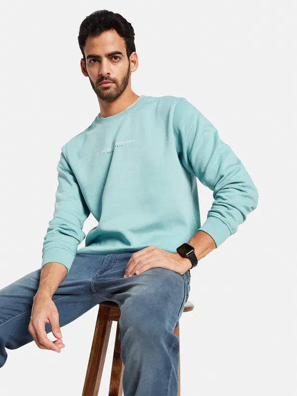 Octave Men Blue Sweatshirt