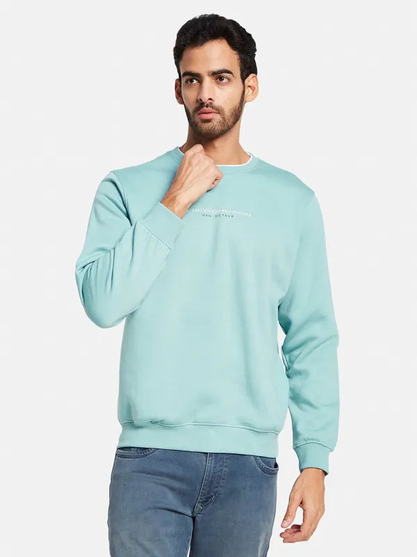 Octave Men Blue Sweatshirt