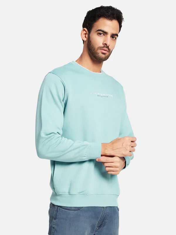 Octave Men Blue Sweatshirt