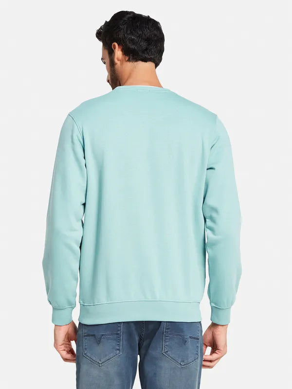 Octave Men Blue Sweatshirt