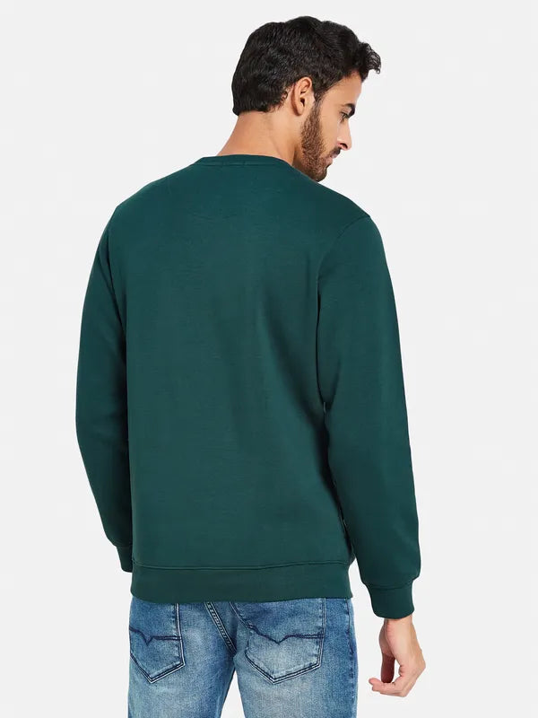 Octave Men Green Sweatshirt