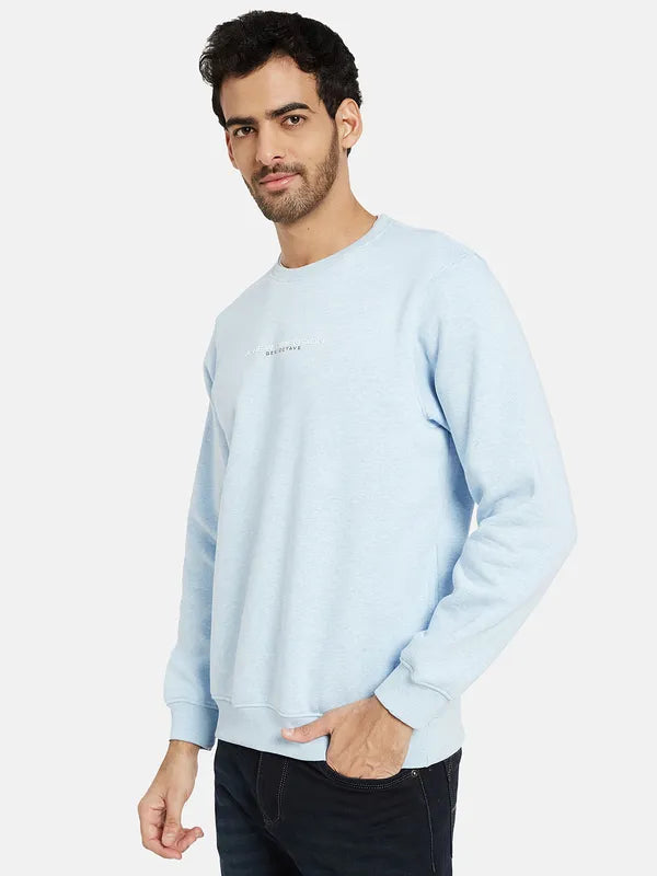 Octave Men Blue Sweatshirt