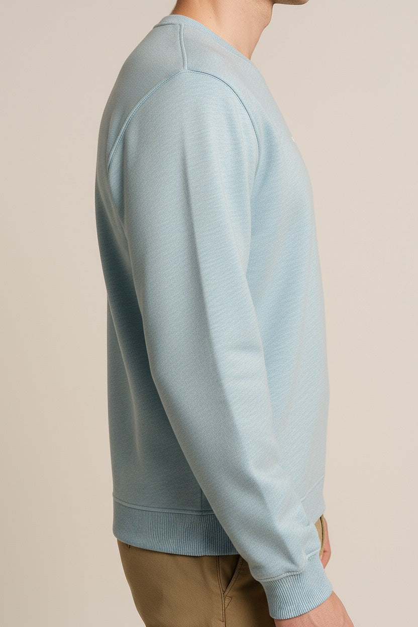 Octave Men Solid Round Neck Sweatshirt