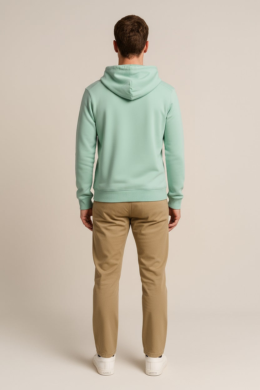 Octave Men Solid Hooded Sweatshirt