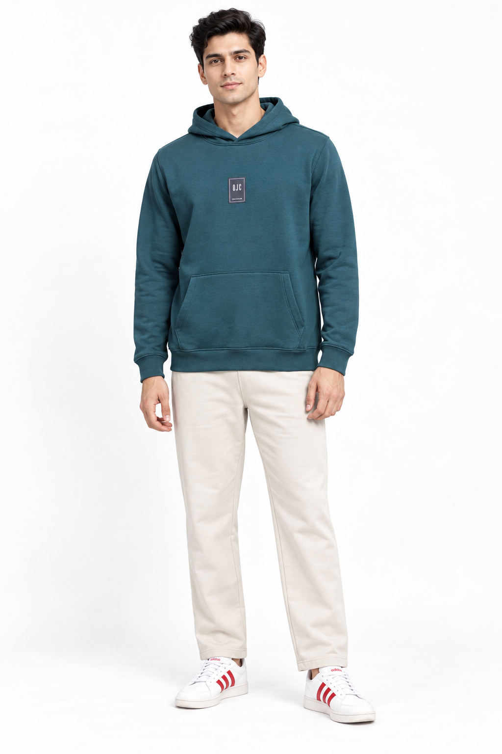 Men’s Pacific Cotton Brushed Fleece Hooded Sweatshirt – Regular Fit