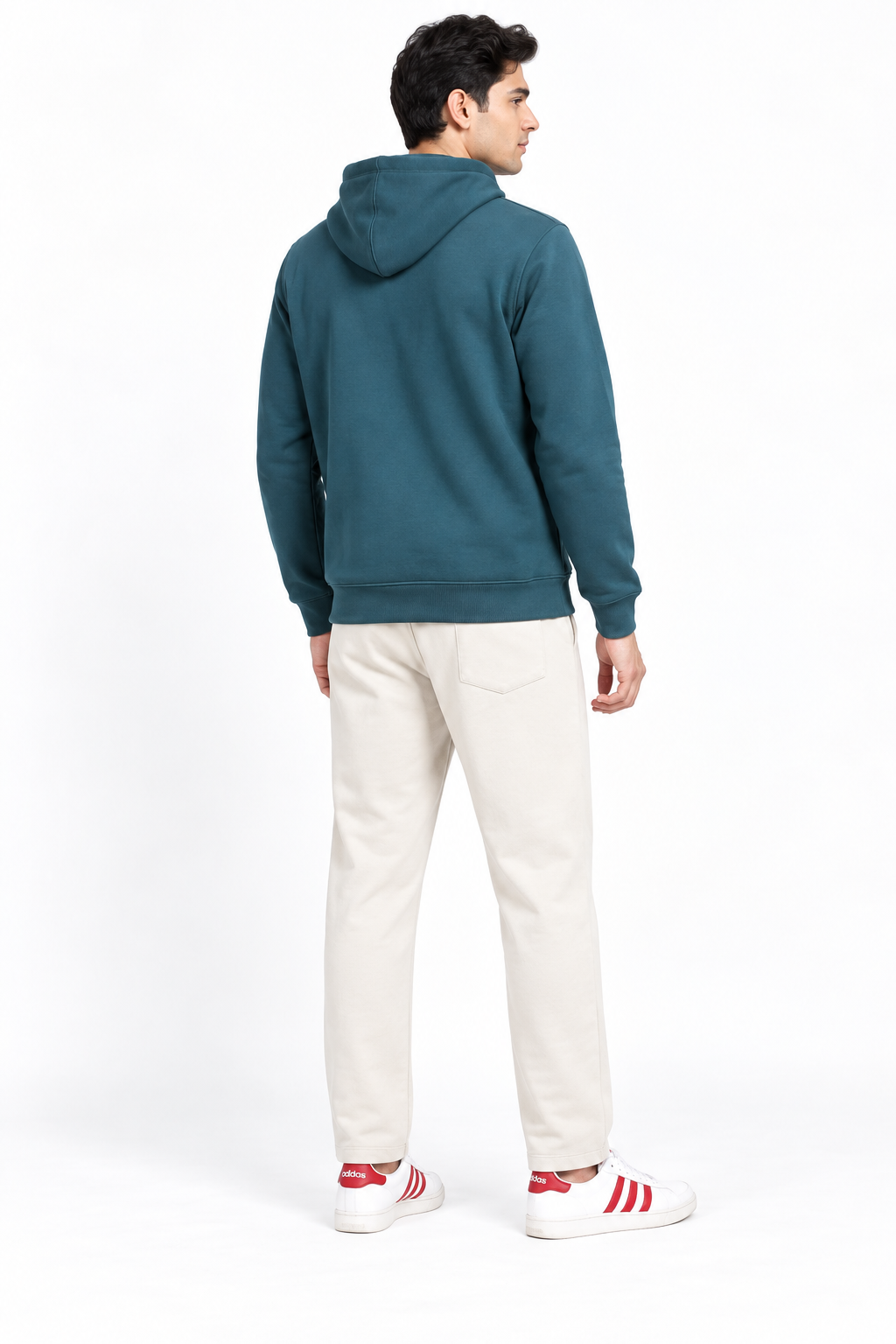 Men’s Pacific Cotton Brushed Fleece Hooded Sweatshirt – Regular Fit